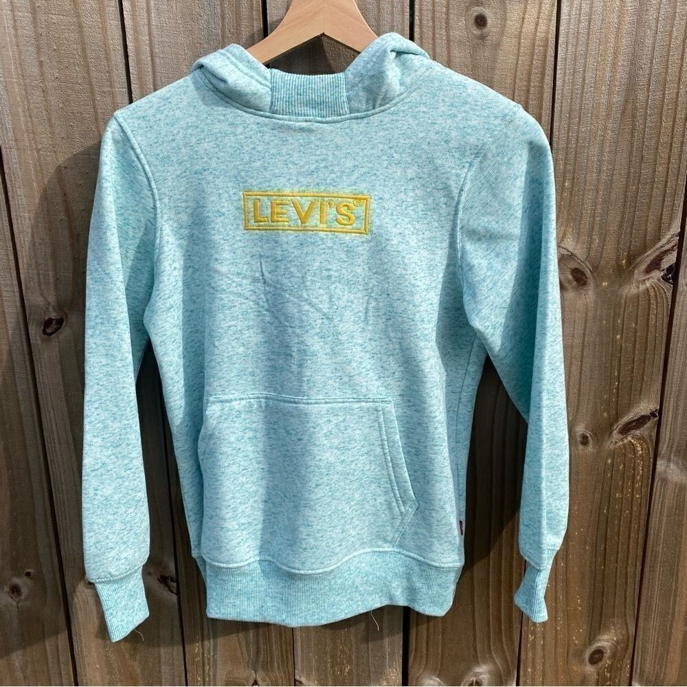 Levis Sweatshirt Hoodie Light Blue